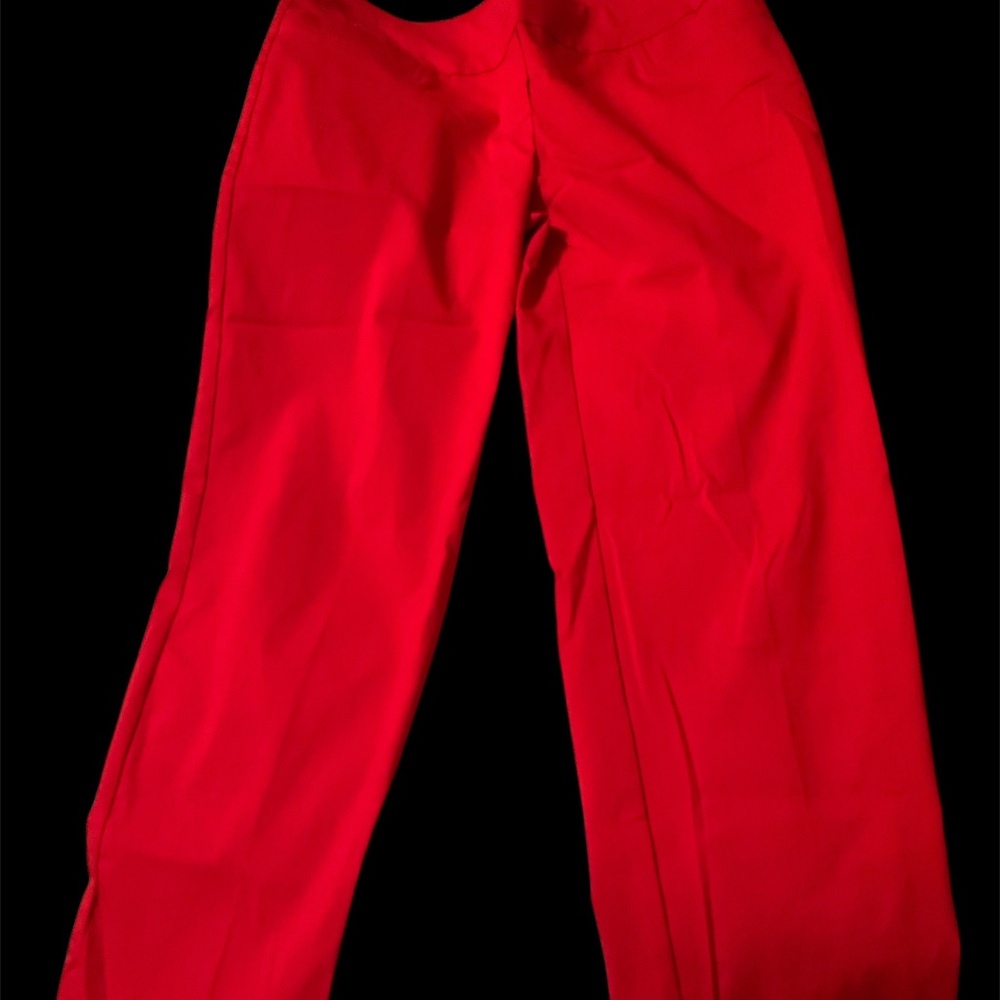 Zac & Rachel Red Pull On Pants, Size 8